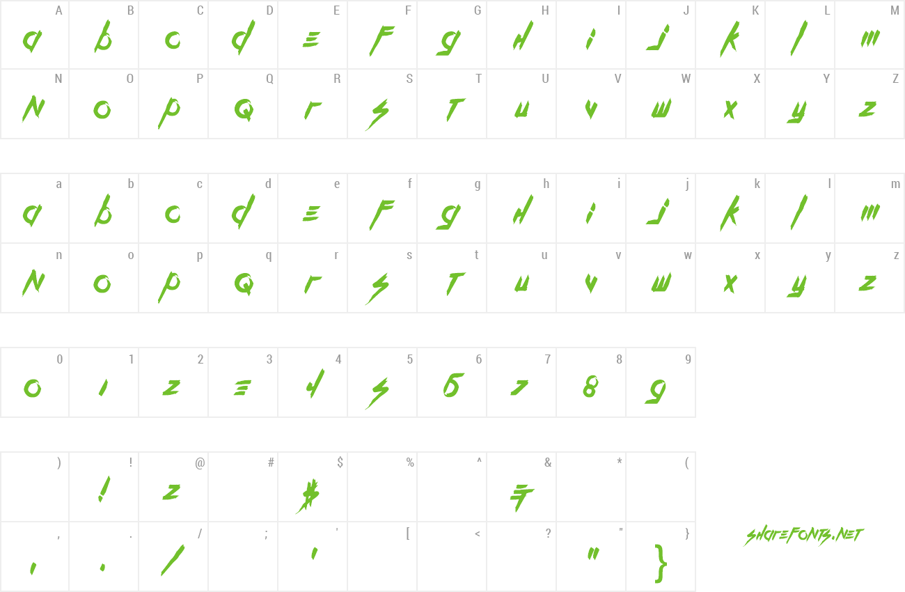 Font Kill The Noise preview